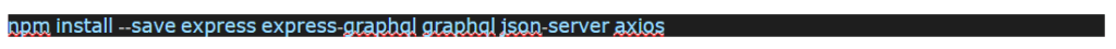 install modules in graphql server image
