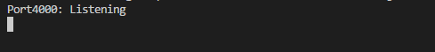 open terminal and start graphql server