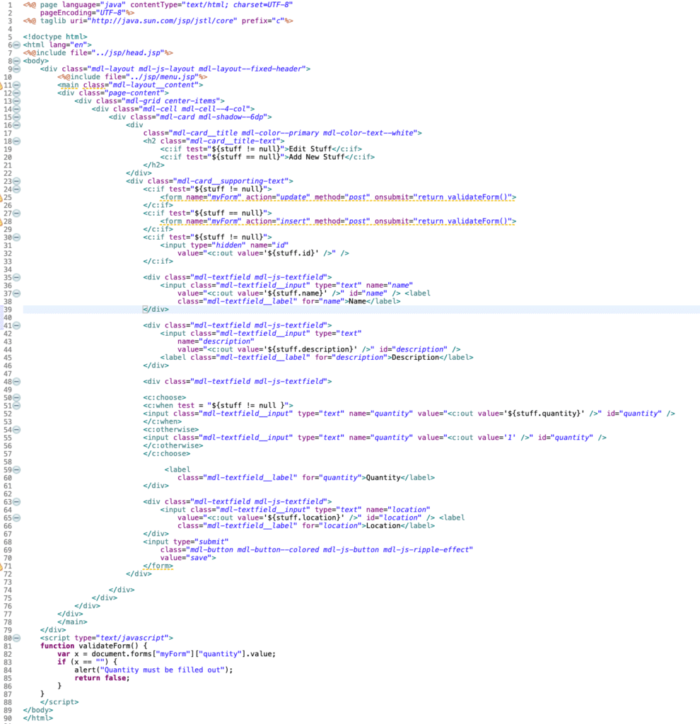 CRUD Application Simple Steps in Java using Servlet and JSP