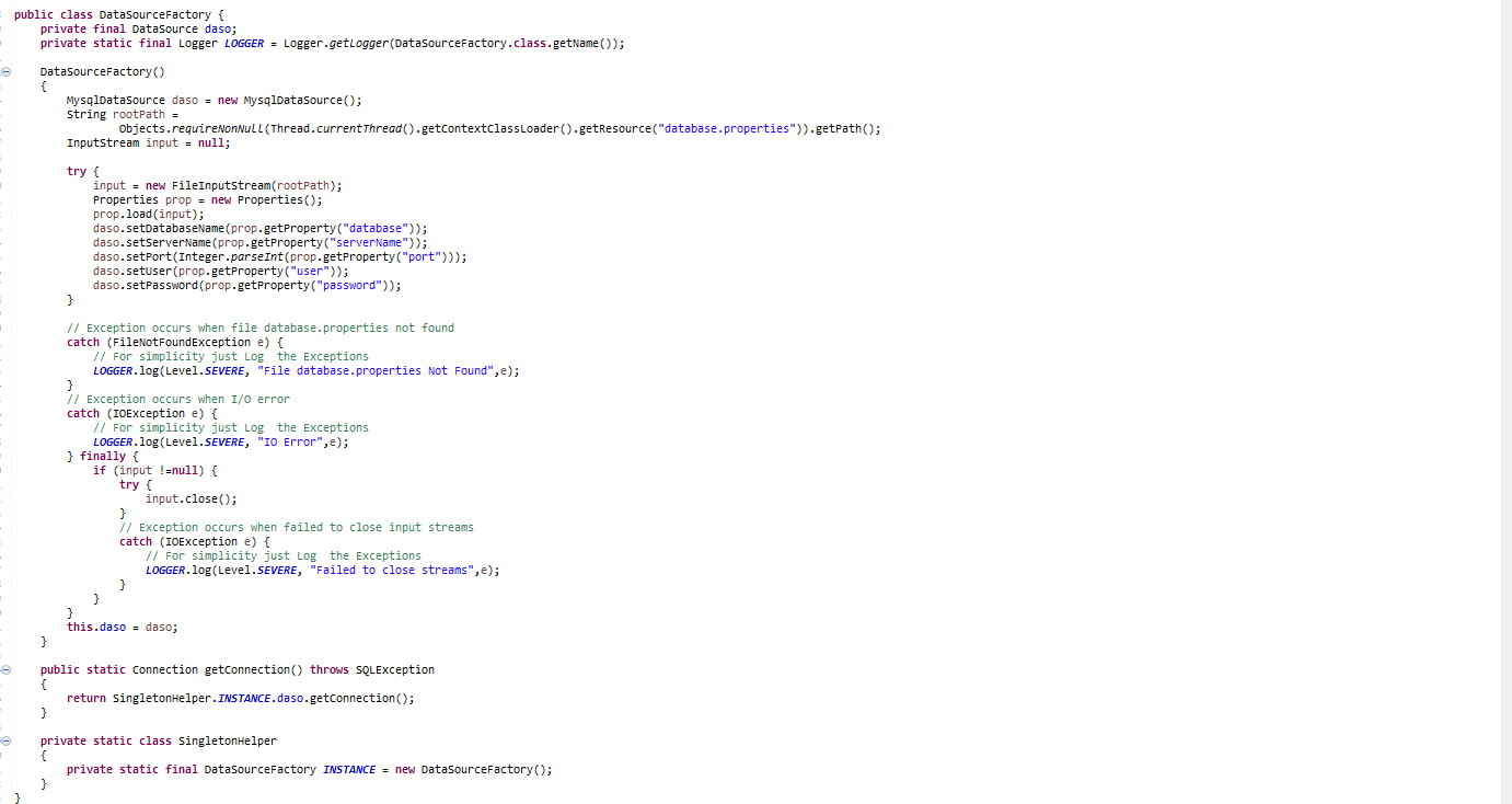 datasource class