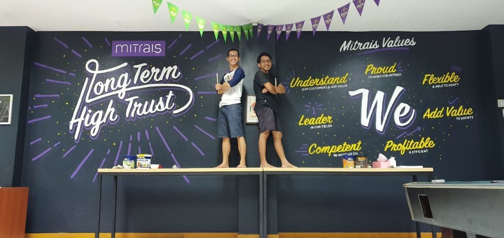 Teamwork Creates a Refreshing Change for Bandung Office